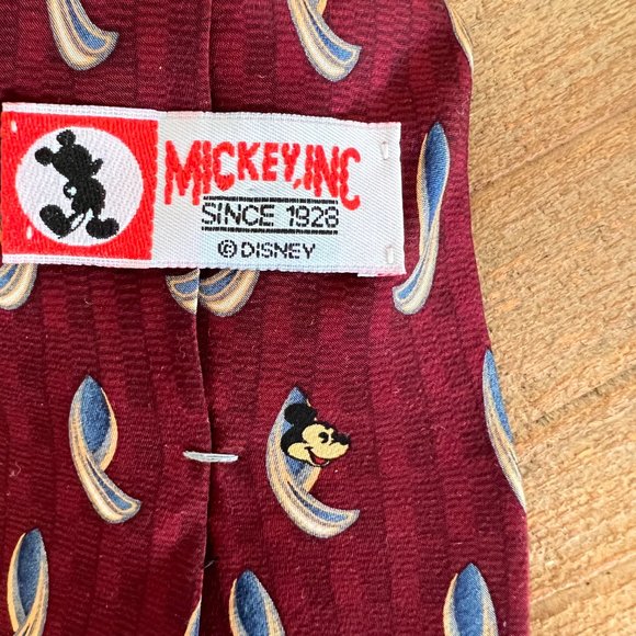 Vintage Mickey Silk Tie - Hidden Mickey Mouse - Picture 6 of 6